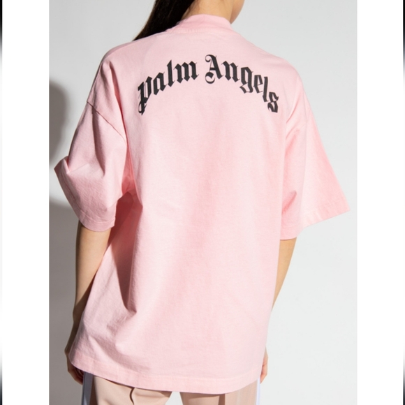 Palm Angels baby pink oversize t-shirt - Picture 2 of 11